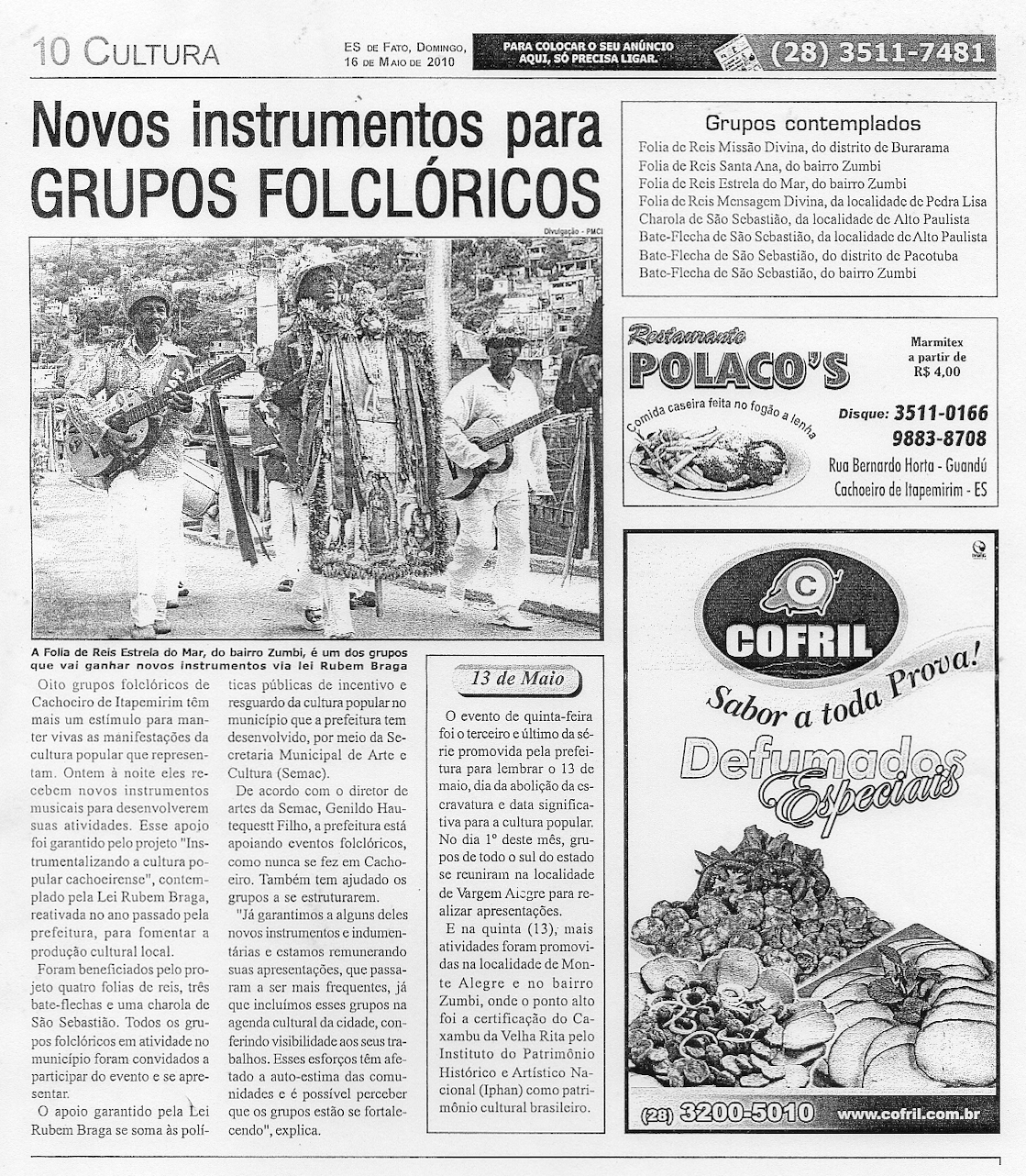 ES de Fato - 16 de maio de 2010