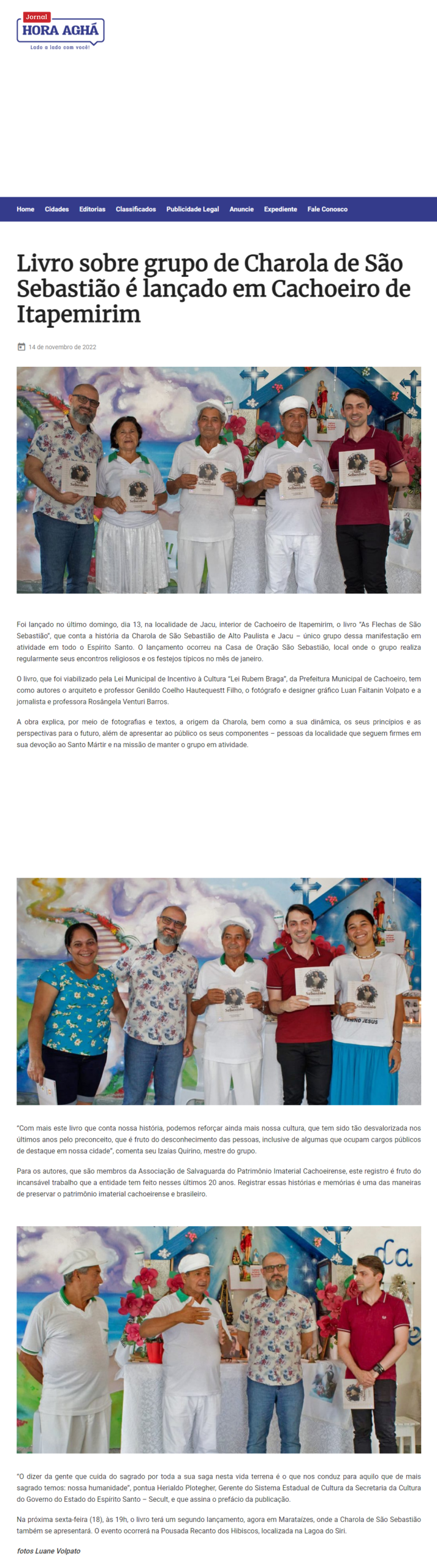 Hora Aghá - 14 de novembro de 2022