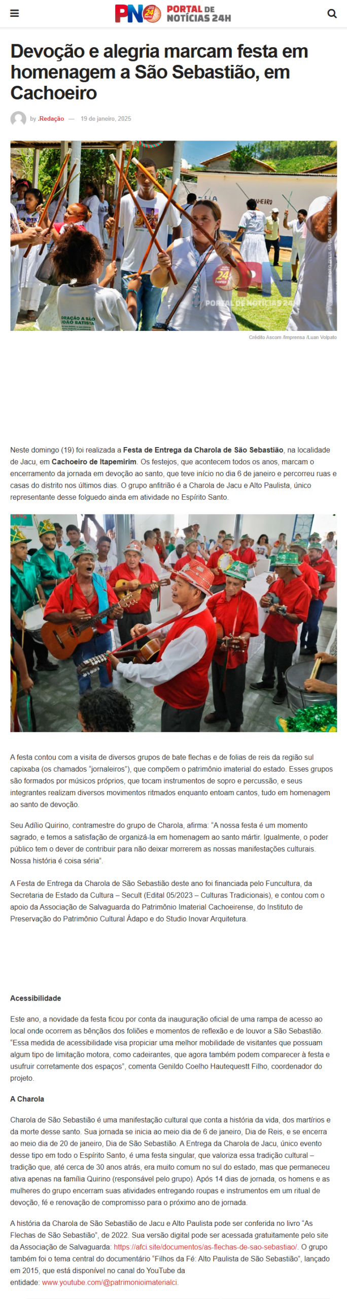 Notícias 24 Horas - 19 de janeiro de 2025