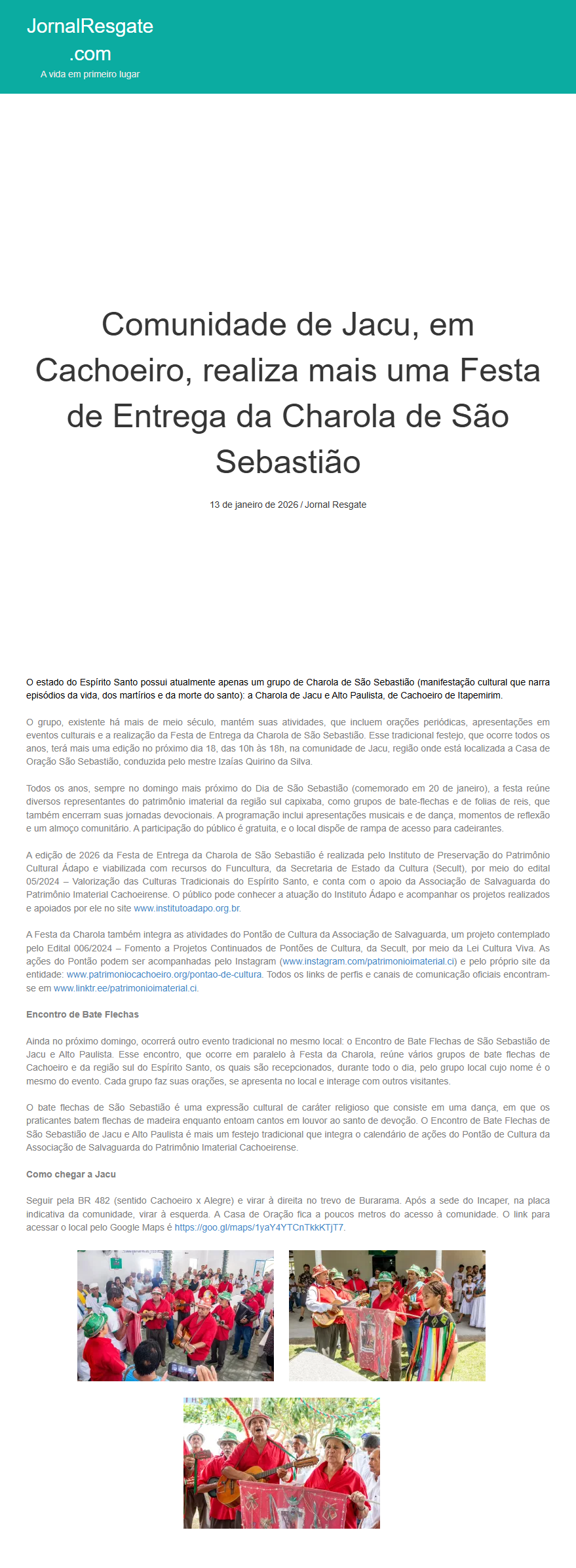 Jornal Resgate - 2026-01-13