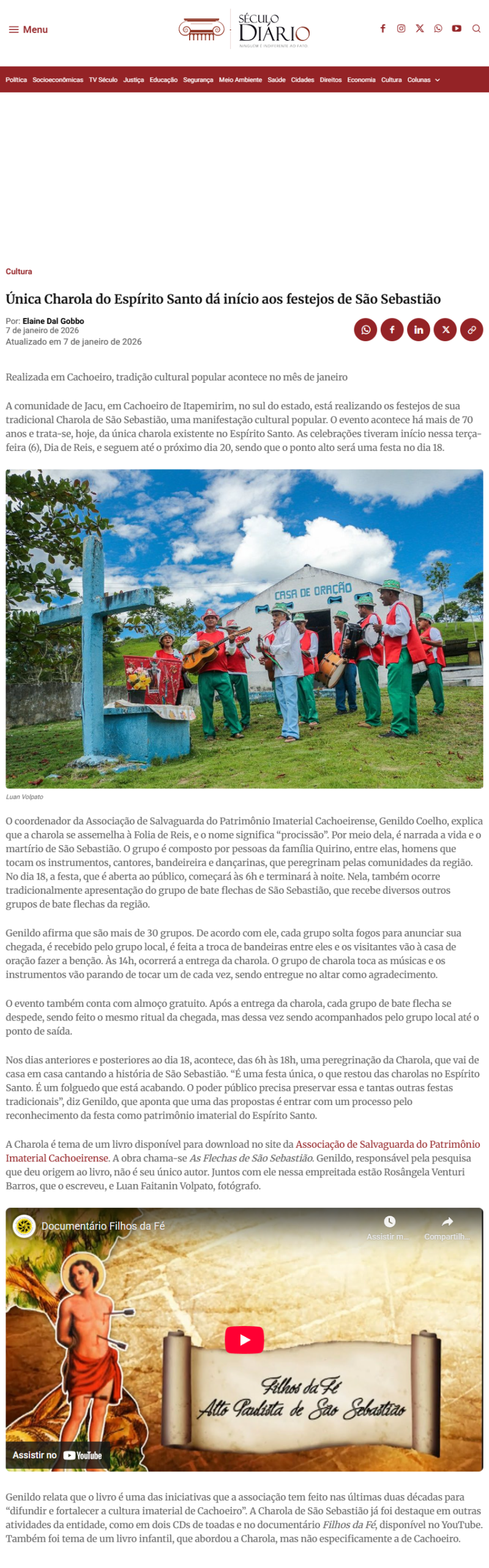 Século Diário - 2026-01-07